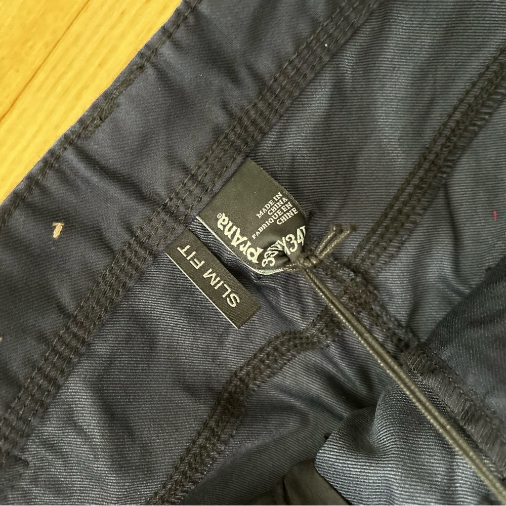 NWT $95 Prana Bridger Slim Tapered Jean indie blue men’s denim - Picture 8 of 10